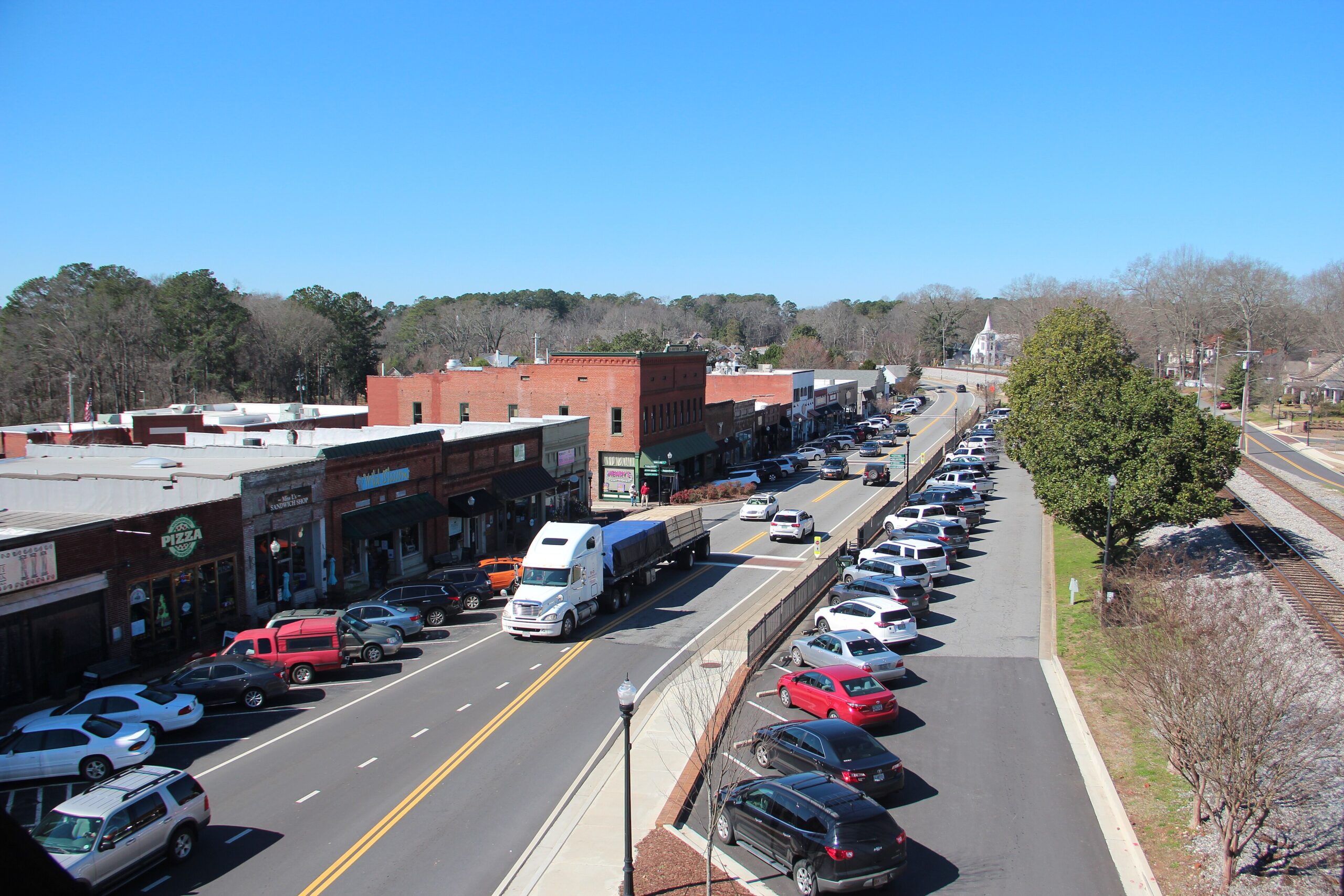 Downtown Acworth and Lake Acworth Georgia