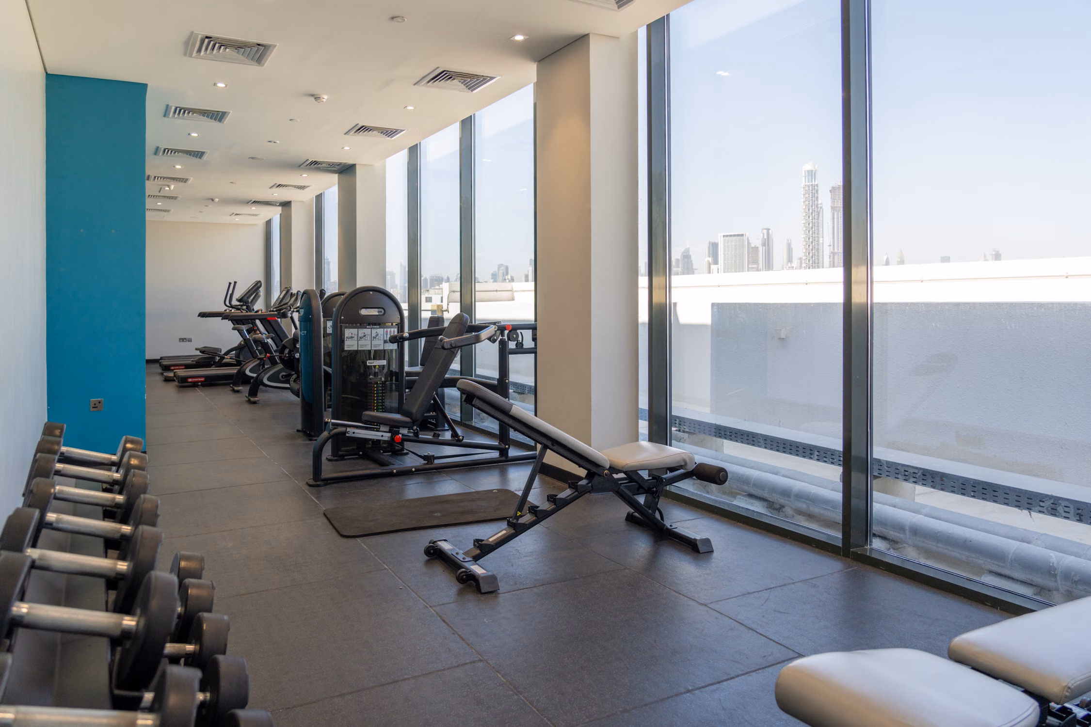 Hotel fitness equipment service